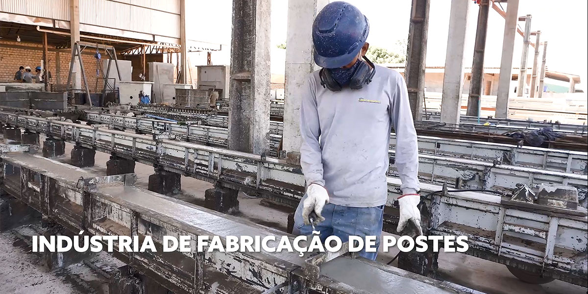 Indústria de Fabricação de Postes (certificada pela ABNT)